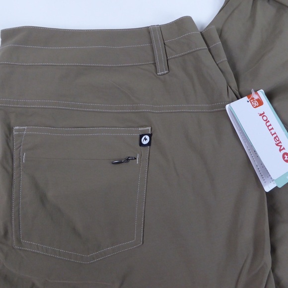 Marmot Women’s Kodachrome Stretch Nylon Hiking Quick Dry Cargo Pants Roll Up NWT - Picture 2 of 10